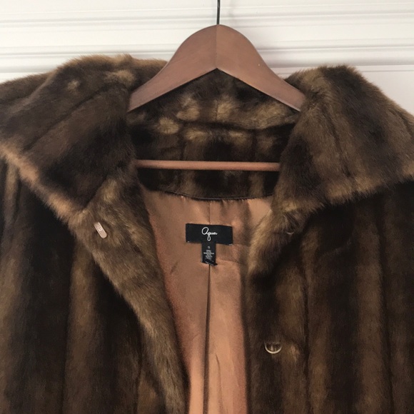 Aqua Faux Fur Jacket - Picture 2 of 3